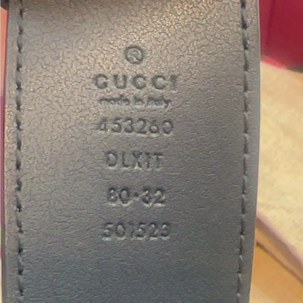 Gucci Marmont Faux Pearl Accents Belt - Picture 6 of 8